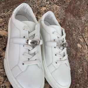 Hermes White Women's Sneakers